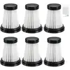 Image de 6 Filtres hepa pour Aspirateur Moosoo K12 - K12 Pro - K13 et Aspirateur à Main Genius Invictus One 1.0-2.0 accessoire d'aspirateur