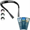 Image de Lampe de Lecture de Cou Rechargeable, Lampe pour lecture au Lit, 3 Couleurs, 6 Niveaux de Luminosité, Bras Pliables, Longue Durée de Vie, Parfaite