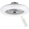 Image de Randaco - swanew Ventilateur de plafond avec minuteur led Dimmable Ventilateur avec télécommande Convient à la chambre