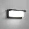 Image de Applique Murale Extérieur Moderne LED 12W Étanche IP65 En Aluminium Anthracite Eclairage Décoration Lumière Pour Cour Jardin Terrasse Proche Mur