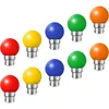 Image de Ampoules baïonnette B22 - Paquet de 10 ampoule led Feston 3W (équivalent 30W), ampoule écoénergétique écoénergétique colorée Couleur, petites