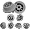 Image de Lot De 8 Roulette Lave Vaisselle Panier Couvert Lave Vaisselle Universel Compatible avec Bosch & Siemens Vaisselle Panier Inférieur Modèle 165314