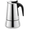 Image de BEBUSINGOTO Cafetière expresso, cafetière sur cuisinière, machine à café expresso, acier inoxydable italien 100 ml