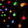 Image de Guirlande Lumineuse Solaire Exterieur 5M 20 led Guirlande Solaire Extérieure Étanche IP65 8 Modes Guirlande Lumineuse Solaire & usb pour