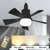 Image de Tuserxln - Ventilateur de plafond avec télécommande Silencieux - Plafonnier 5 pales Plafonnier E26 plafond Eté/Hiver Chambre à coucher Salle à