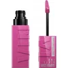 Image de Maybelline New York SuperStay Vinyl Ink Longwear Liquid Lipstick - 165 Edgy - vloeibare lippenstift - voor een schitterende glans en intense kleur - blijft tot wel 16 uur zitten - geeft niet af - roze