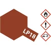 Image de Tamiya Hobbyverf Enamel verf - LP-18 Dull Red - Matt - Lacquer Paint - Verf potje - 10 ml