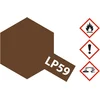 Image de Tamiya Hobbyverf Enamel verf - LP-59 NATO Brown - Matt - Lacquer Paint - Verf potje - 10 ml