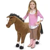 Image de Melissa & Doug Grote Pluche Paard 80 cm hoog