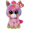 Image de Ty Beanie Eenhoorn knuffel Fantasia - Roze pluche eenhoorn van 24 cm