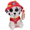 Image de Ty Beanie Paw Patrol Marshall sleutelhanger - Zacht pluche van 8.5cm