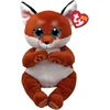 Image de TY Beanie Babies Bellies Knuffel Vos Witt 24 cm