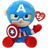 Image de TY Beanie Babies Marvel Captain America Soft 15 cm