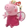 Image de TY Original Beanies Peppa Pig Knuffel Peppa Prinses 15 cm