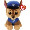 Image de Ty - PAW Patrol - Knuffel - Chase - Pluche - Glitter Ogen - 24 cm