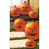 Image de AMSCAN - 6 gezichtsdecoraties voor pompoenen om te plakken, Zwart Halloween