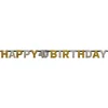 Image de Amscan by Riethmuller - Riethmüller - Sparkling Celebrations - Letter Slinger 40 Goud (2,13 meter)