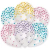 Image de Amscan Ballonnen Confetti In Verschillende Kleuren 27,5 Cm 6 Stuks