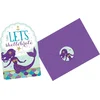 Image de 8 Invitations & Envelopes Mermaid Wishes