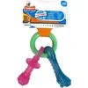Image de Nylabone Puppy Tandjes Krijgen Bot - Hondenspeelgoed - Bacon - 21.5 cm - Multi Kleur - S