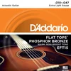 Image de D'Addario EFT15 Flat Tops Phosphor Bronze Akoestische Snaren (10-47)