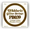 Image de D'Addario PB039 Phosphor Bronze enkele snaar - Enkele snaar voor gitaar