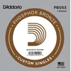 Image de D'Addario enkele snaar PB053 Phosphor Bronze - Enkele snaar voor gitaar