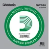 Image de D'Addario NW026 nikkel omwonden enkele snaar - Enkele snaar voor gitaar