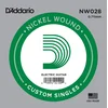 Image de D'Addario NW028 nikkel omwonden enkele snaar - Enkele snaar voor gitaar