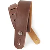 Image de D'Addario 20GL01 leren gitaarband Slim Garment leather bruin