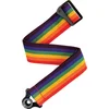 Image de D'Addario PWSAL411 Auto Lock Polypropyleen Gitaarband Regenboog