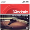 Image de D'Addario EJ74 11-40 Mandolinen snaren Phosphor Bronze Loop End - Snaren