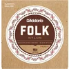 Image de D'Addario EJ32 Folk Nylon Ball End Black Trebles Silver Basses