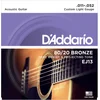Image de D'Addario EJ13 11-52 80/20 Bronze Custom Light - Akoestische gitaarsnaren