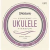Image de D'Addario Ukulele snaren EJ87C Concert Titanium 25-33-40-29 - Snaren
