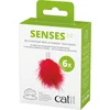 Image de Catit - Speelgoed Voor Dieren - Kat - Ca Senses 2.0 Mushroom Feathers 6st - 4x7,5x12cm Rood - 6st