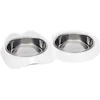 Image de Catit Dubbele Voerbak - Kattenvoerbak - 32x17.5x6 cm Wit
