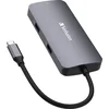 Image de Verbatim Adapterhub USB-C - HDMI/USB-C/Eternet/2xUSB-A 3.0 aluminium/aluminium 32150