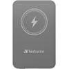 Image de Verbatim Charge 'n' Go Magnetische Draadloze Power Bank 5000mAh Grijs - Draadloze Power Bank 5000 mAh capaciteit - LED-indicator voor eenvoudig aflezen stroomstatus - In twee richtingen snel opladen & Type-C poort voor ontladen - Grijs