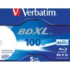 Image de BD-R XL 100GB 4X WideWhite Inkjet Pr.5pk