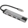 Image de Verbatim Adapterhub USB-C - USB-C/2xUSB-A 3.0/HDMI/Eternet aluminium/aluminium 49141