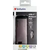 Image de Verbatim Adapterhub USB-C - USB-C/3xUSB-A 3.0/HDMI/Eternet/SD/microSD aluminium/aluminium 49142