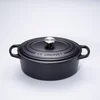 Image de Le Creuset Braadpan Signature - Ovaal - Mat Zwart - ø 27 cm / 4.1 liter