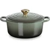 Image de Le Creuset Signature stoofpan rond 24cm - 4,2L thyme