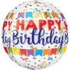 Image de "Happy Birthday Banner Bash" Folie Ballon, 38 x 40cm
