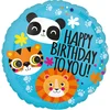 Image de Folieballon Safari Happy Birthday