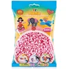 Image de Hama strijkkralen pastel roze - creatieve speelgoedset 3000 stuks.