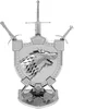 Image de Metal Earth ICONX Game of Thrones - House Stark Wapenschild