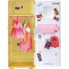 Image de Rainbow High Pinkly Paige-modepop (roze) en kluisje om te ontwerpen en stylen met schappen, kledinghangers, accessoires en stickers, speelgoedcadeau voor kinderen van 4-12+
