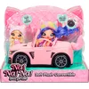 Image de Na! Na! Na! Surprise Cabrio - Soft Plush Convertible Auto - Poppenvervoersmiddel